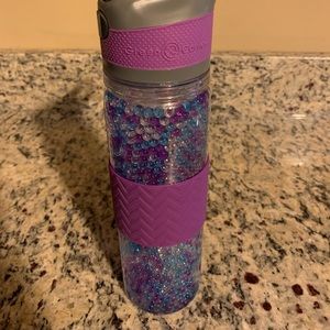 Green cantene jelly insulated plasticwater bottle